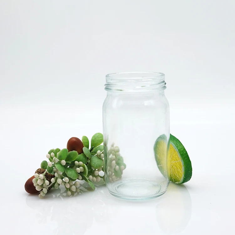 Reusable Glass bottle Chili Sauce 230ml 320ml 420ml 730ml Sealed Storage Jar With Deep Metal Cap