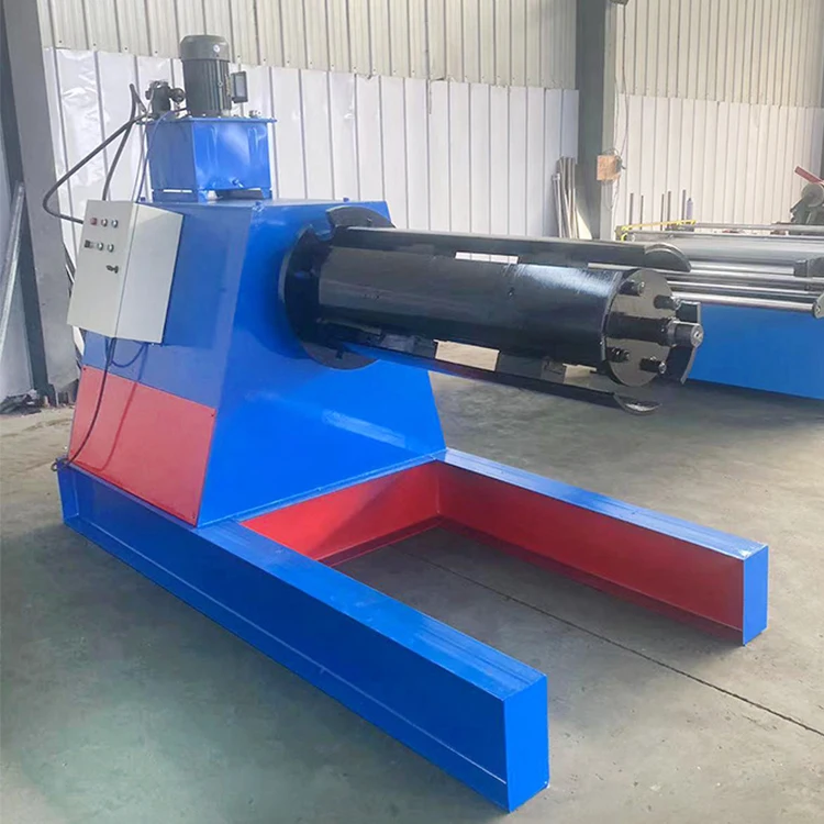 Unwind Shaft Metal Steel Coil Single Mandrel Uncoiler Manual Decoiler For Punch Press