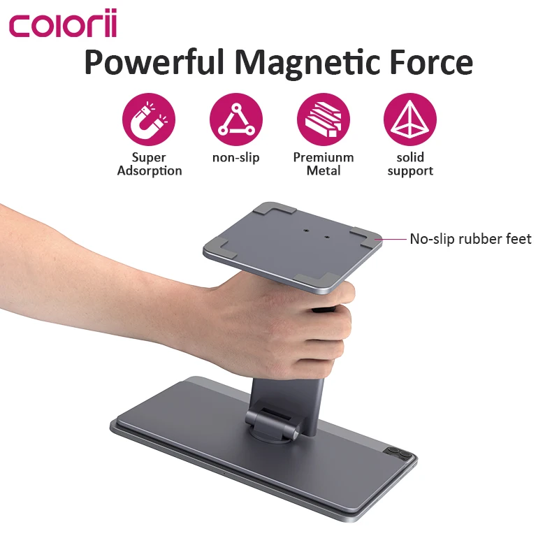 Магнитная подставка Colorii IPC10 для iPad 10 9/11 из алюминиевого сплава