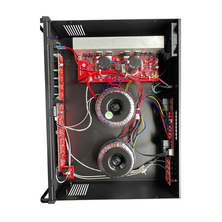 Thinuna TA-80E Professional Power Amplifier Public Address Mixer 4 Channel Audio With Wireless Microphone