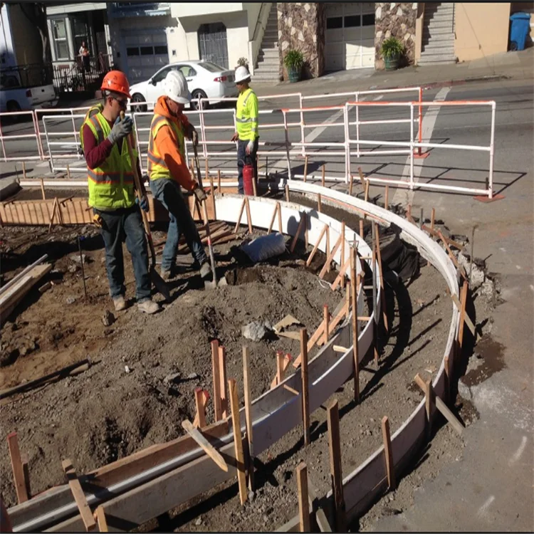 landscape  garden light weight walkpath cost saving reusable flex stiff rigid plastic formwork