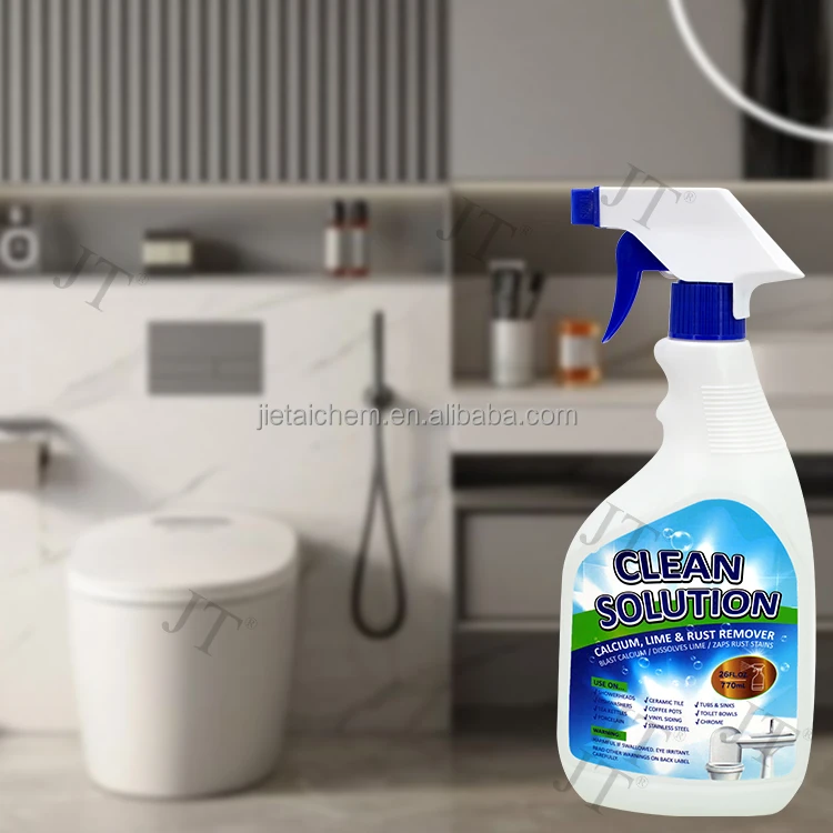 OEM Custom Clean Calcium Lime Rust Remover Bathroom Cleaner Limescale Shower Cleaning Spray