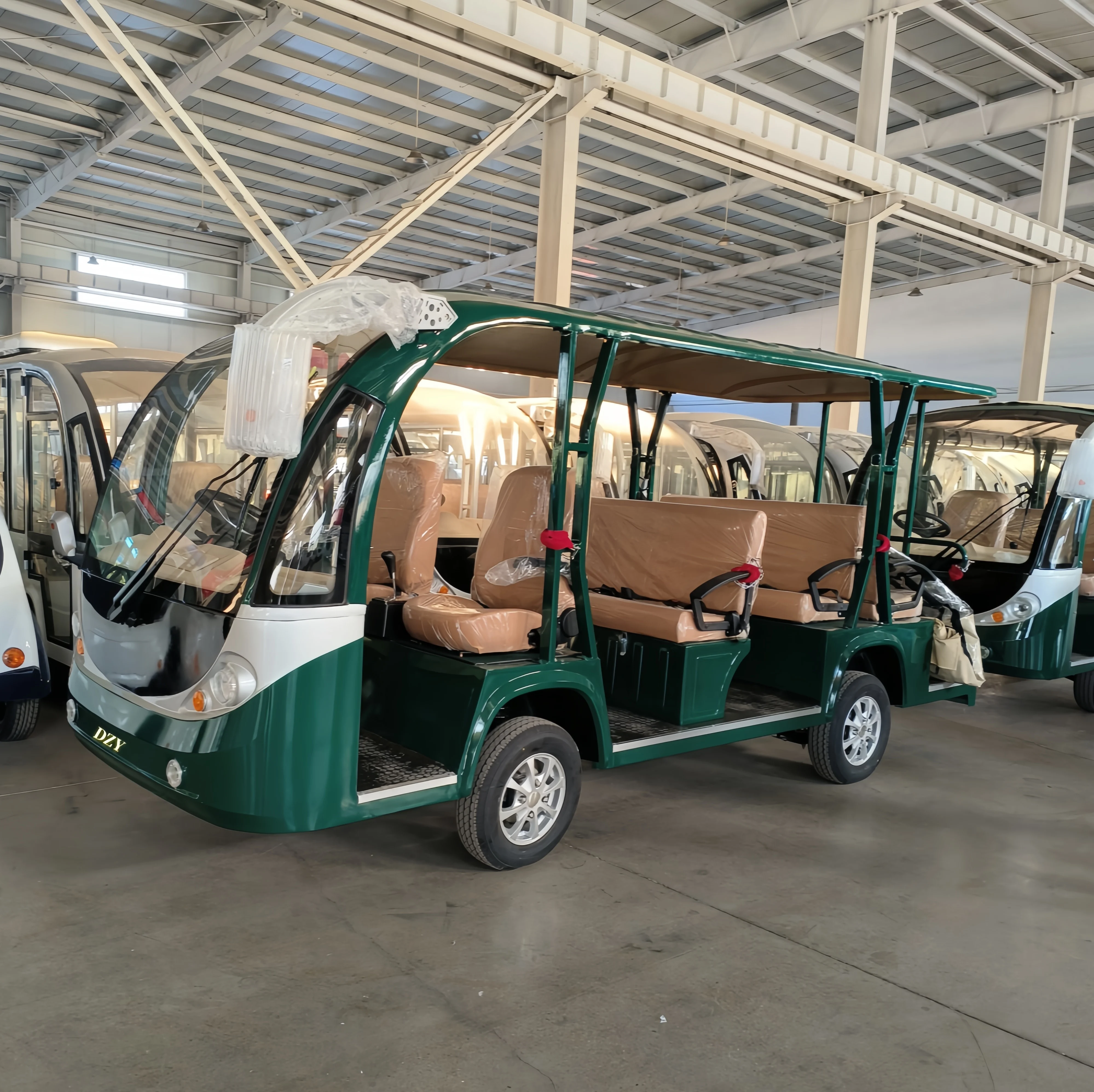 Роскошный 16-местный Электрический экскурсионный автомобиль китайского производства и 14-местный автобус с длительным выносливостью