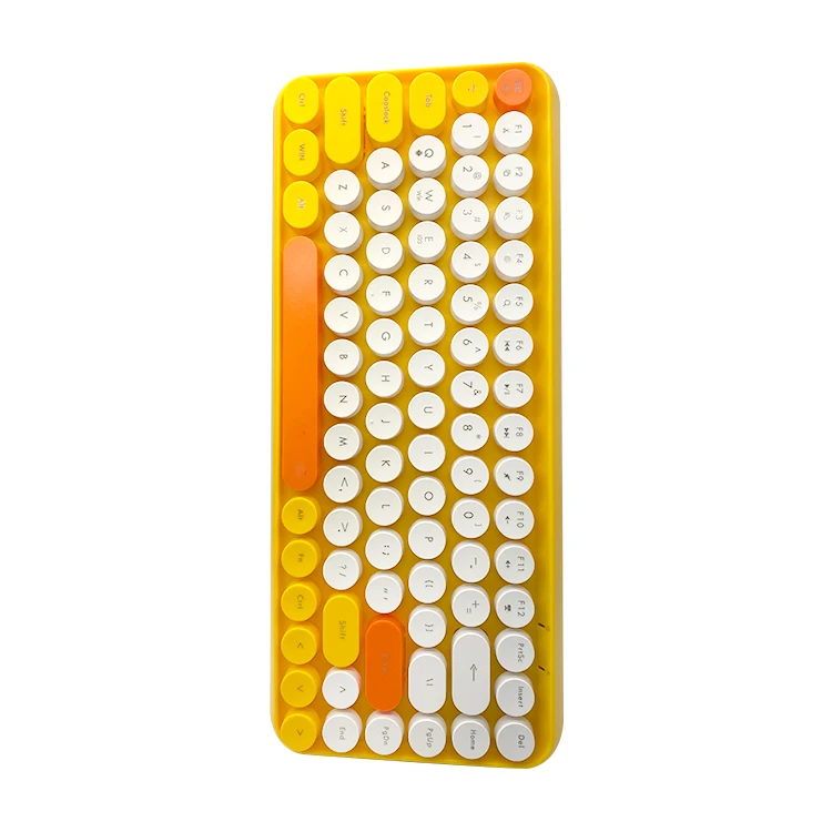 84 Keys Layout Easy to Carry Multi Device Slim Gaming Wireless Keyboard Mini