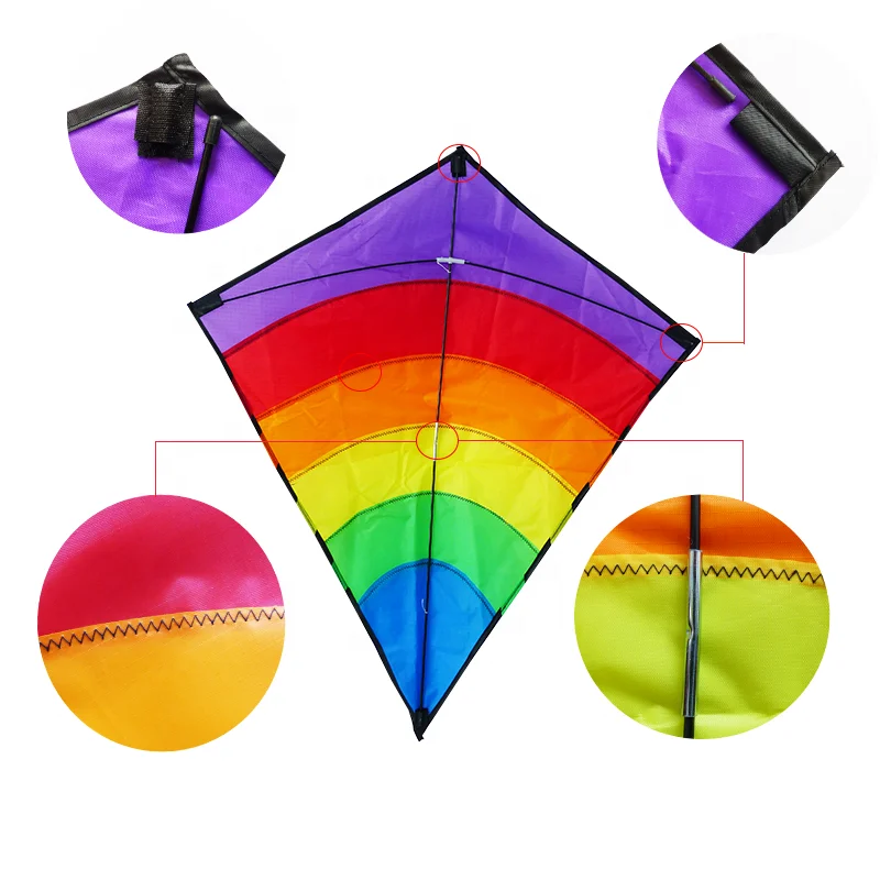 custom design  promotional  advertising   RPET material kite from the kite factory