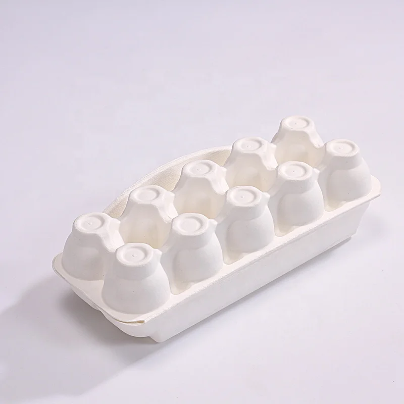 Factory Direct Wholesale Eco-Friendly Custom Disposable Biodegradable Compostable 10 12 Egg Box