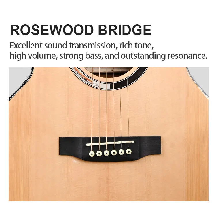 Fante Hipatti JF Shape Acoustic Guitar Perfect for Strumming and Fingerstyle