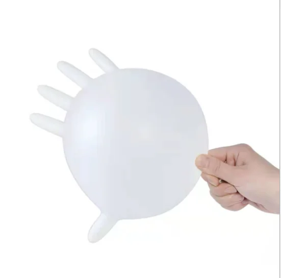 Factory stock natural powder-free latex rubber latex nitrile disposable nitrile gloves