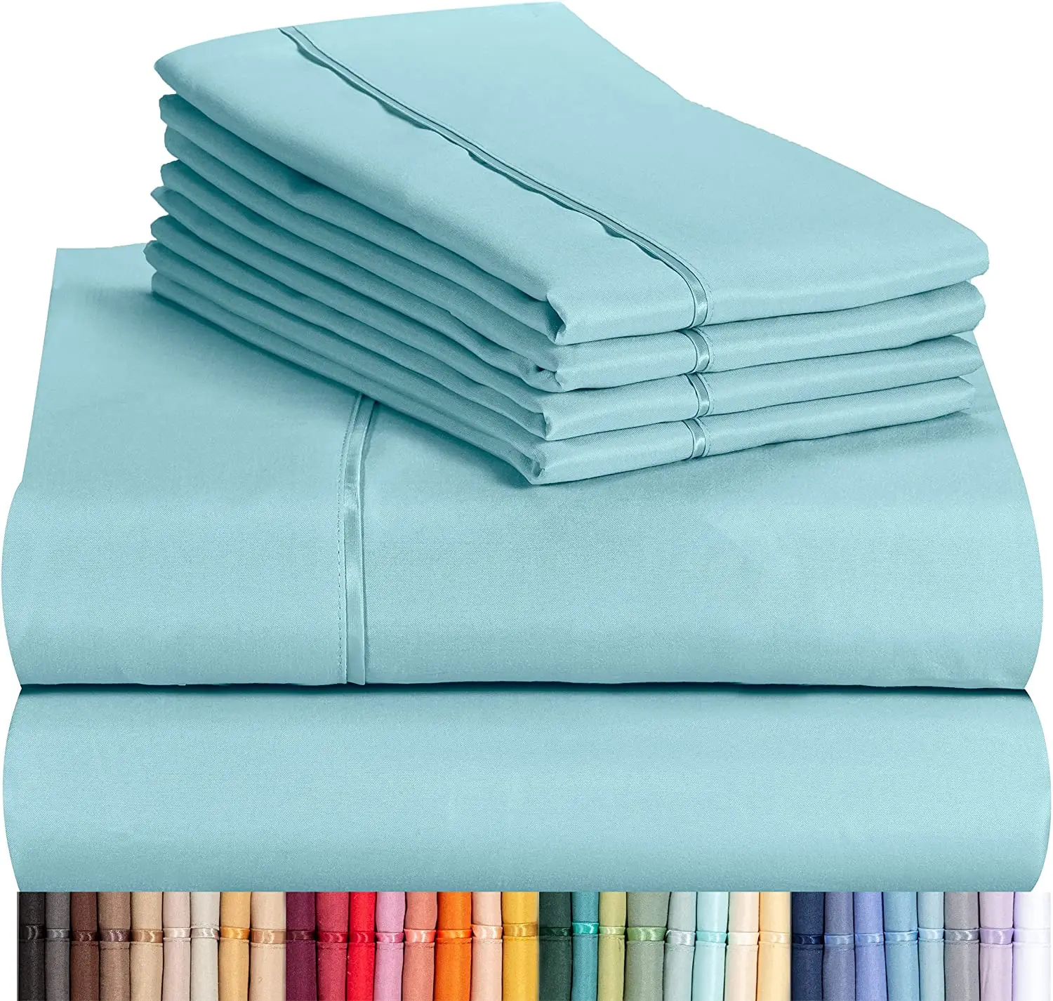 Bedding Set 4 Piece Set Embroidery  Extra Soft for Hotel Bed Sheets Christmas  Gift