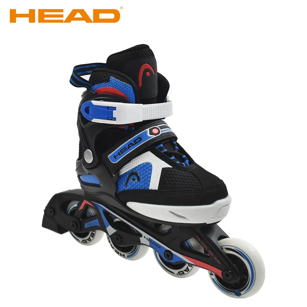 HEAD Adjustable 6 Sizes FreeStyle Semi-Soft Inline Skates Quad Inline Skate Shoes with Carbon Wheel and PP/Aluminum Chassis