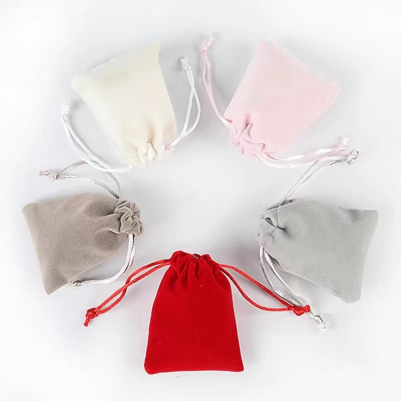 Hot Sale Eco Reusable storage bag Custom logo printed drawstring jewelry pouch bag