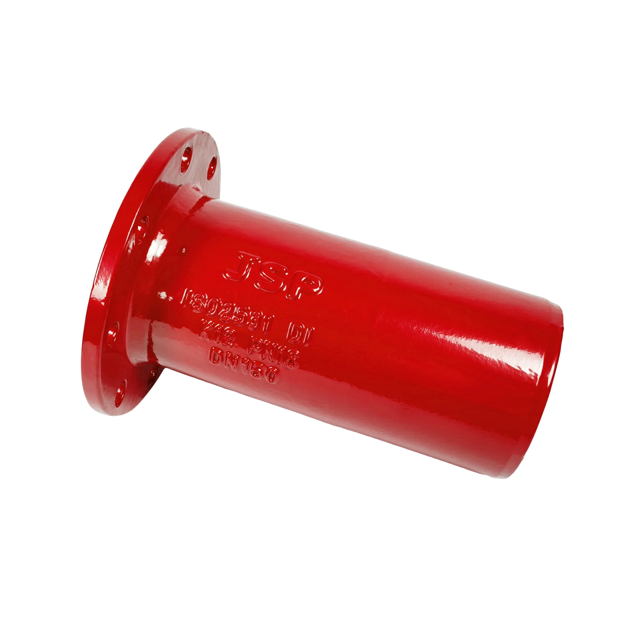 JSP  Red Epoxy PN16 DI China Fire Hydrant Ductile Cast Iron Pipe Fittings Ductile Iron Spigot Flanged Fittings For Water