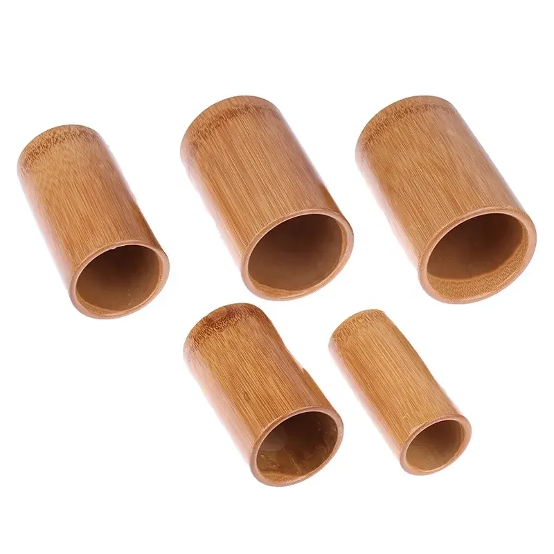 Aihao Brand 2024 Hot Product DropShipping 6cm Size 5PCS Hijama Cups Wholesale Bamboo Jar Cupping