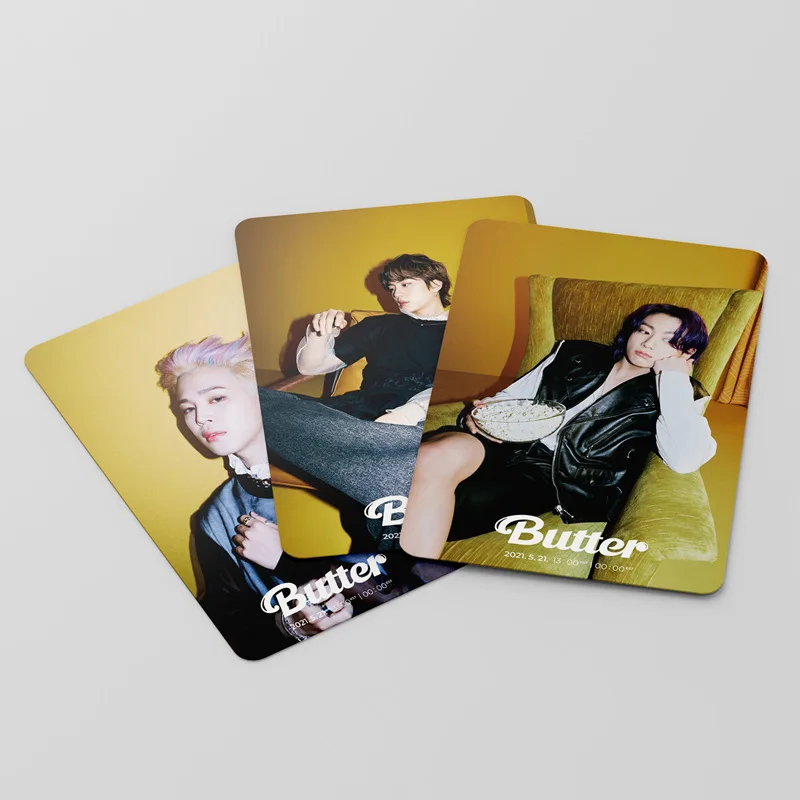 55 pieces/set wholesale BTS Butter Album K-pop Bangtan Boy Butter Lomo Card Photo card BTS Butter Album