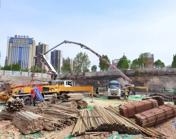 Concrete Machinery Truck-Mounted Concrete Boom Pump Concrete Pump for Sale