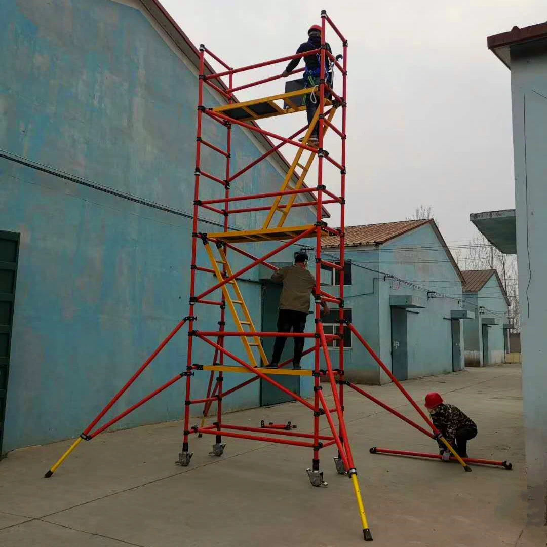 Non-conductive mobile fiberglass GRP/FRP scaffolding New Scaffold Manufacturer