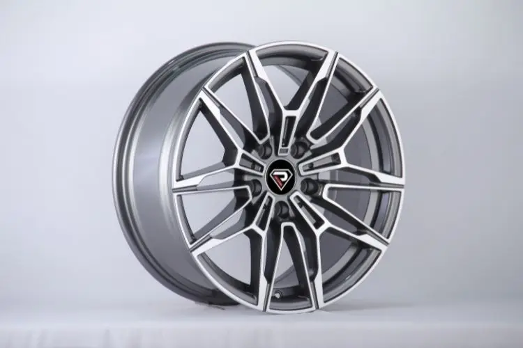 WHEELSHOME REP 7106 New M4 19inch rims Multi-V shape spokes Gunmetal Machined Face Alloy wheels