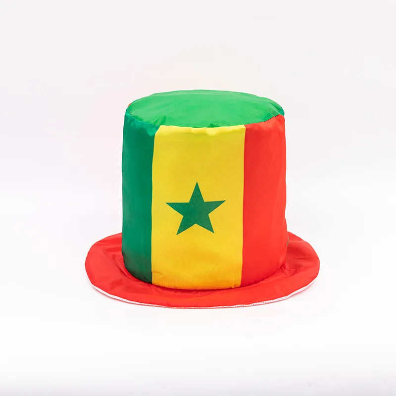 Custom 2022 Qatar World Cup Fans Accessories United States Spain Portugal High Hat Foam Flag Hat Caps Manufacturers