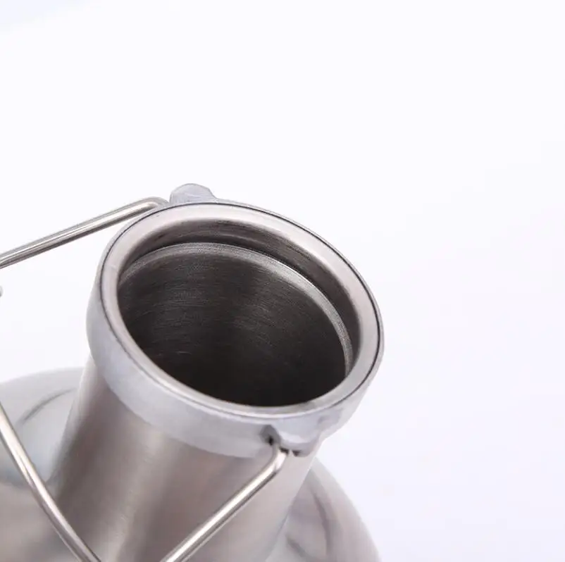 Top Single Wall PREMIUM Growlers,  wholesales 2.5 Liter stainless steel beer growler, Hot stainless steel water bottle