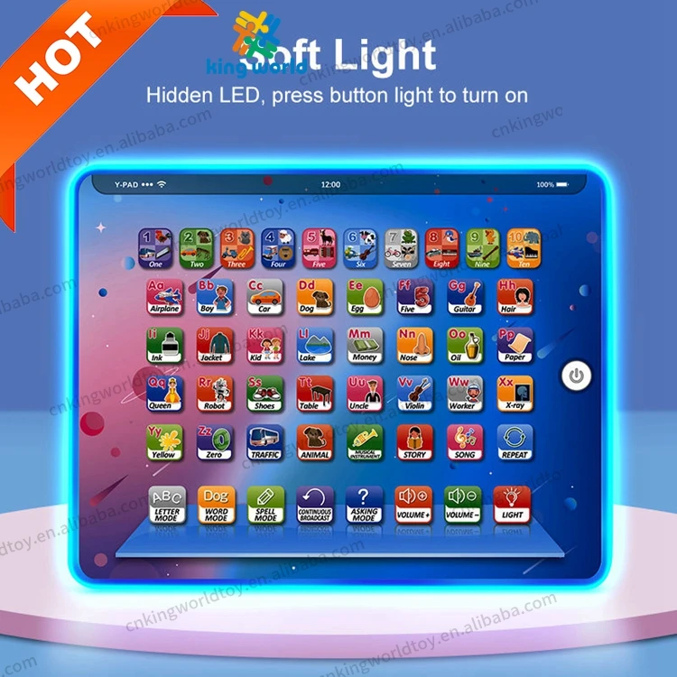 Early Child Development Toy with Number Learning, ABCs, Spelling, Melodies Educational Toy kids Learning Pad Fun Kids Tablet