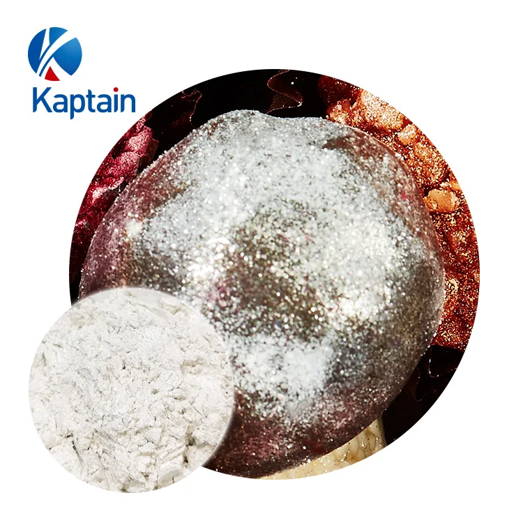 Cosmetic Grade Sparkle Silver Glitter Flake Pigment Powder 1Kg/Canister 117185colorantes comestibles mica scrap muscovite mica