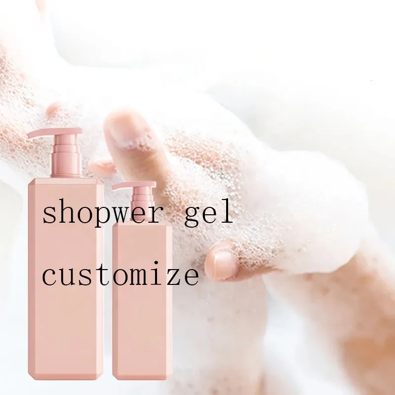 Natural ingredient shower gel for women private label bady 2 in 1 shower gel