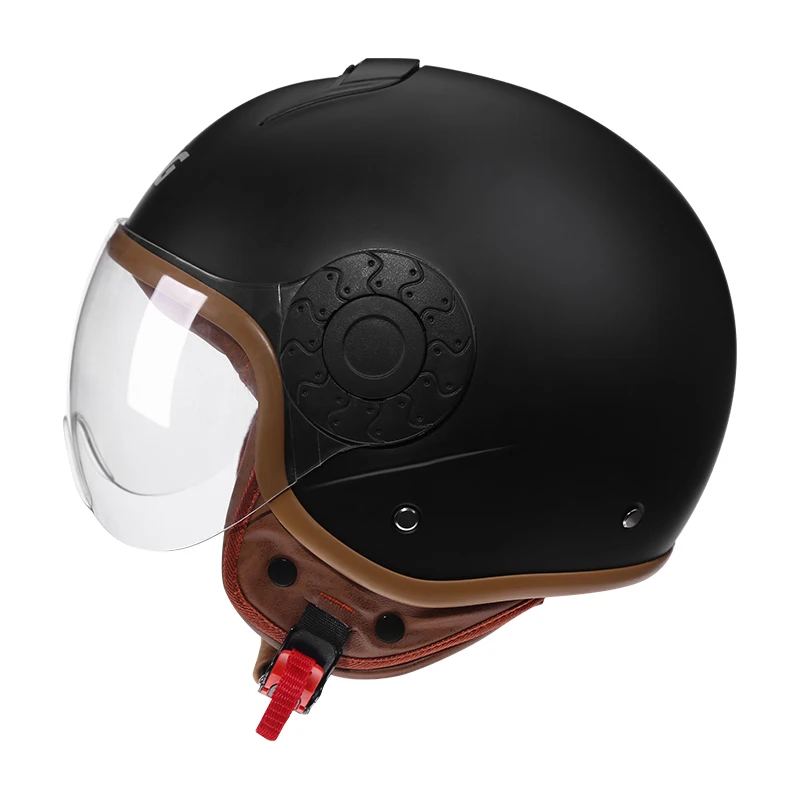 RNG/750 High Quality Classic Retro German Motorrad Helm Cool Half Face Casque For Men Electric Bike Vintage Helmet