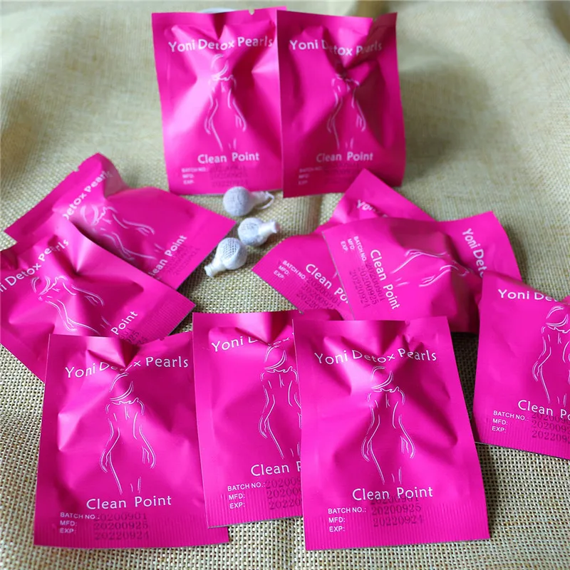Wholesale Natural Herbs Clean Uterus Yoni Pearl High Quality No Side Effect Womb Vaginal Clean Point Tampon Yoni Detox Pearls