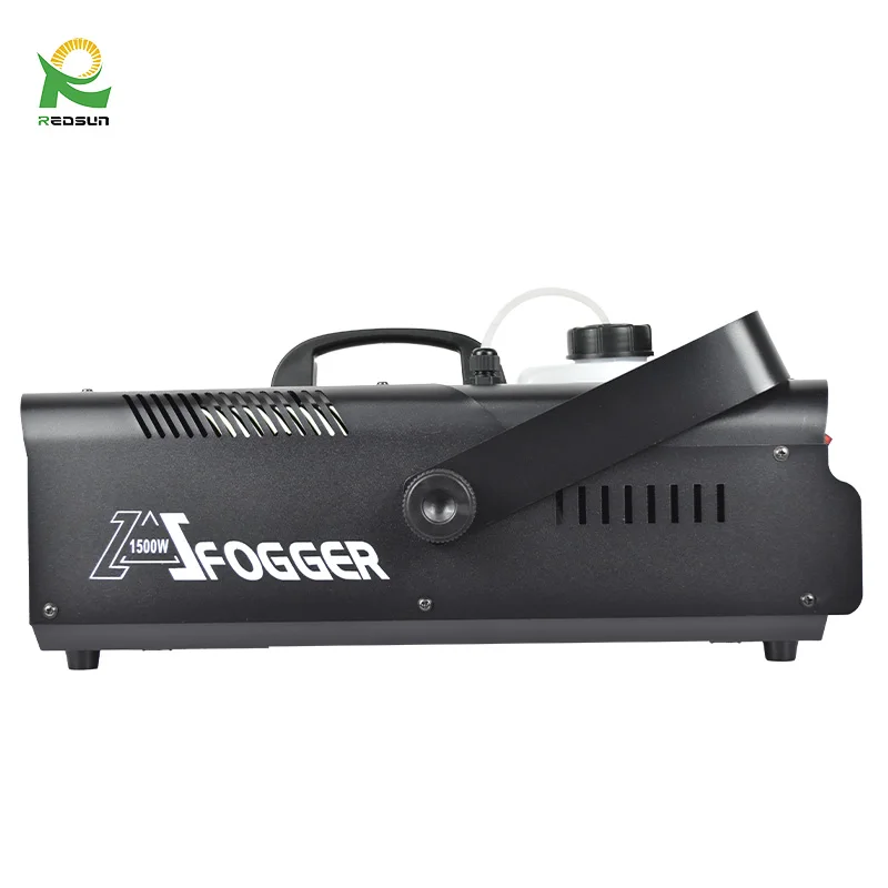 Redsun 1500W DMX Control Fog Machine with RGB LED and Warm White Light for Wedding DJ Disco Party Stage Events