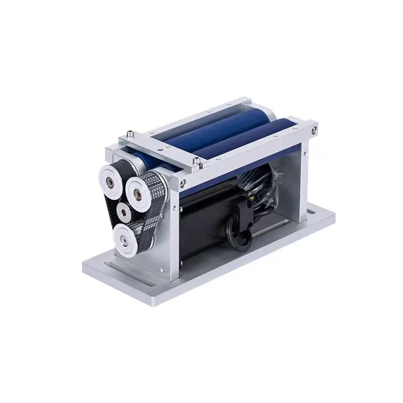 Large and Small Rubber Rollers 80mm Round Wheel Rotary Axis Chuck for Fiber Laser New Condition a Axis Rolling Roller