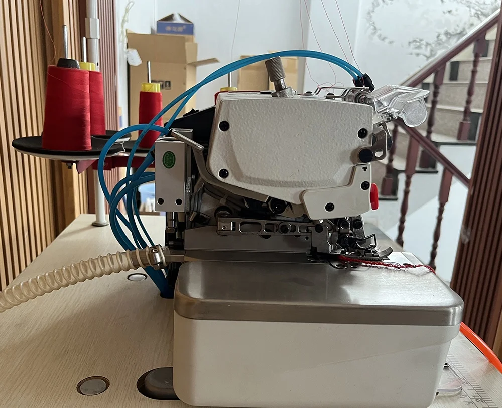 QK-G6-4UT шаговый двигатель с 4 резьбами Автоматическая сверхвысокоскоростная Промышленная швейная машина автоматическим триммером