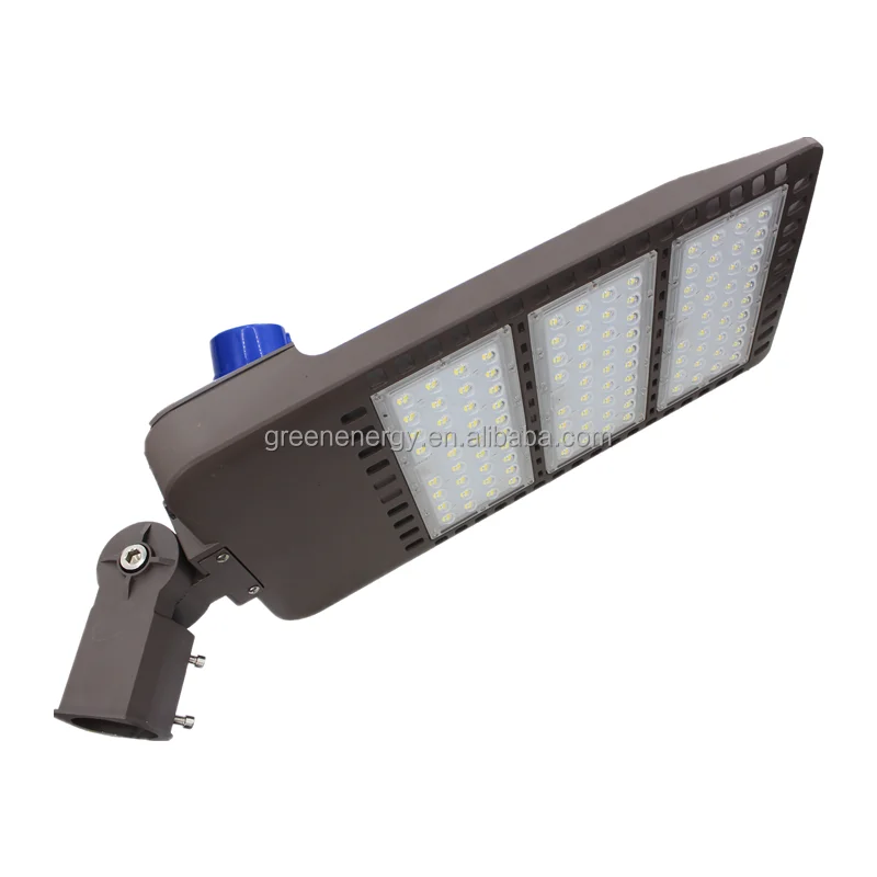 7 yrs warranty led parking lot light ETL cETL DLC 300w 42000lm photocell sensor dusk to dawn 300 watt street light for road