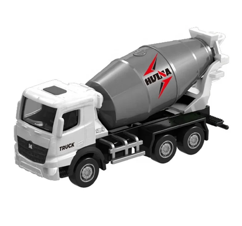 SJY-1014 1/80 Mini Simulation Mini Alloy Metal Static Model Engineering Vehicles Concrete Mixer Truck Die-cast Toy Children Gift