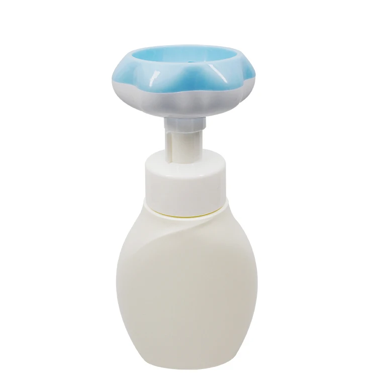 Flower Soap Dispenser Newest Factory Hand Wash 300ml Liquid Soap bottle with Flower Shaped Foam Hand Sanitizer