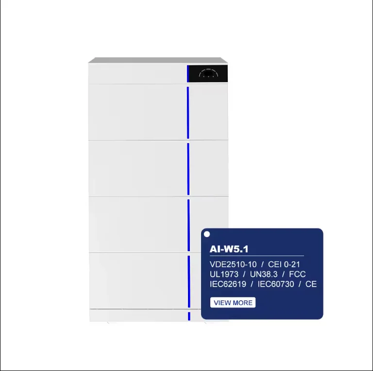 Stack LiFePO4 Lithium Ion 51.2V 100Ah inverter solar generator home storage battery unit residential energy storage system