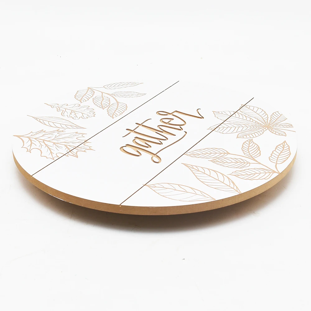 Wholesale round rotating display trays  Multifunction wood lazy susan turntable