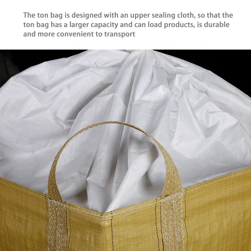 Factory Outlet Bitumen Ton Bag 2 Ton Woven Bags Garbage Bag Customized By Tons,Safety Factor:5:1
