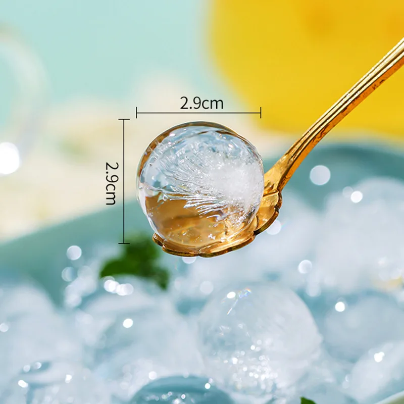 New 18/33 Grids Ice Cube Mold Food Grade Plastic Round With Lid Ball Maker