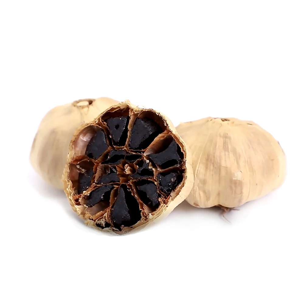 100% Natural Additive-Free Fermented Black Garlic Solo Cloves Vacuum/Jar Packed Peeled Garlic Cloves for Sale Herbal Seasonings