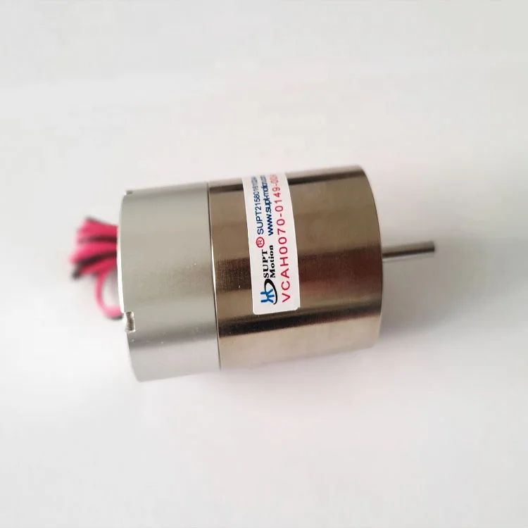 Z-axis haptic feedback voice coil motor with shaft and bearing