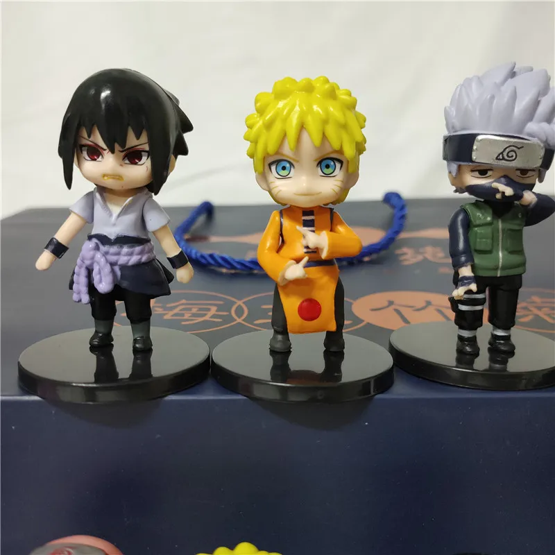  Экшн-фигурки hatake kakashi Uzumaki Naruto Q version 12 шт./компл. оптовая