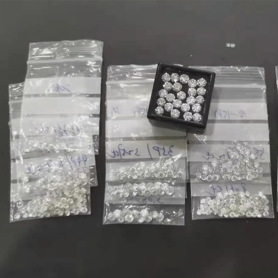 HPHT Loose Melee Diamonds  0.02-0.03 Carat VG VVS-SI Loose Round diamond