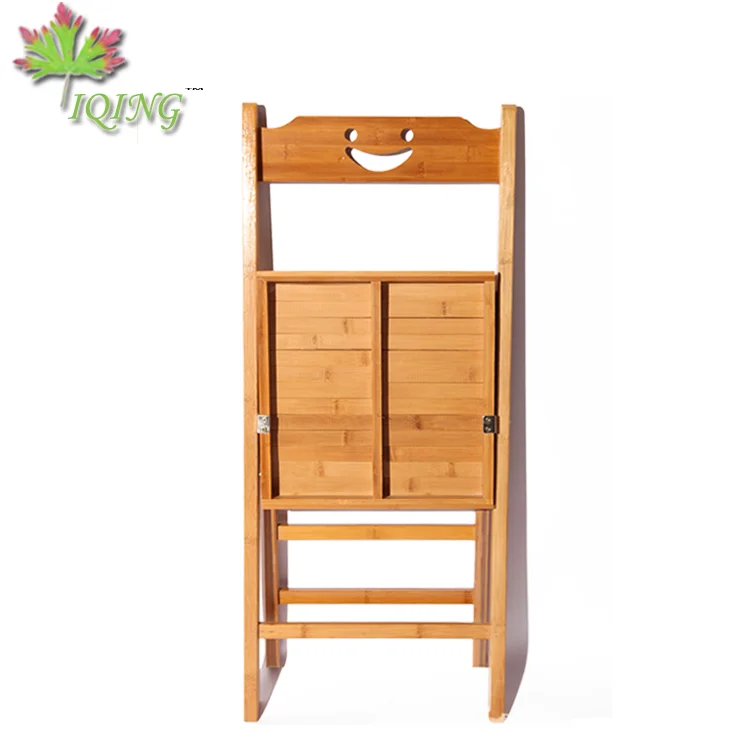 Wholesale cheap natural bamboo wood outdoor camping portable folding chair
