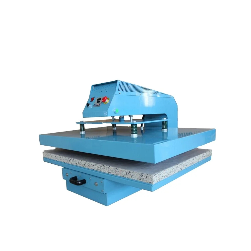 2024 New Large Format 80*100cm Slide Out  Pneumatic Heat Press Machine for Printing Fabric