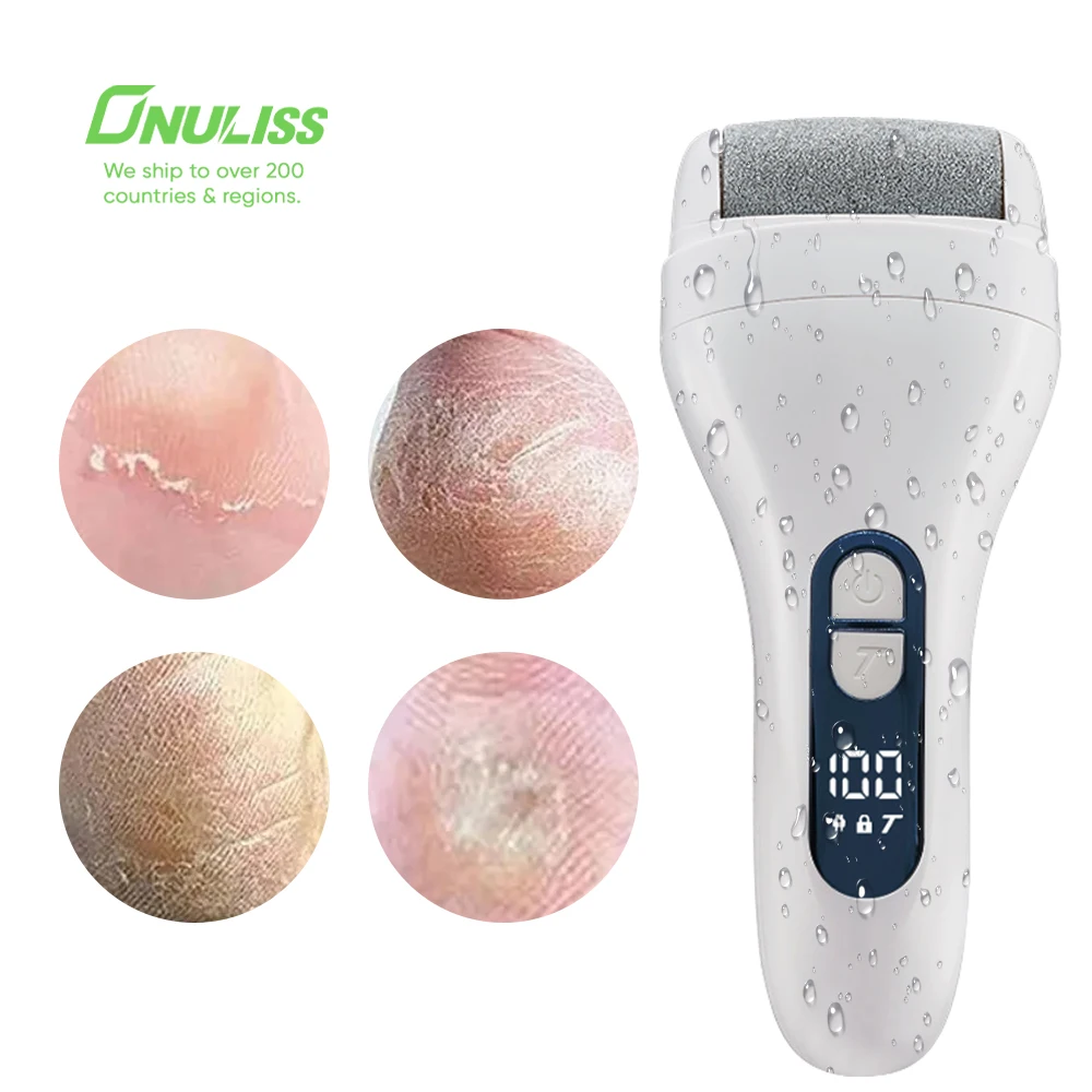 Portable Electronic Rechargeable Callus Remover Electric Foot File Pedicure Kit Feet Scrubber