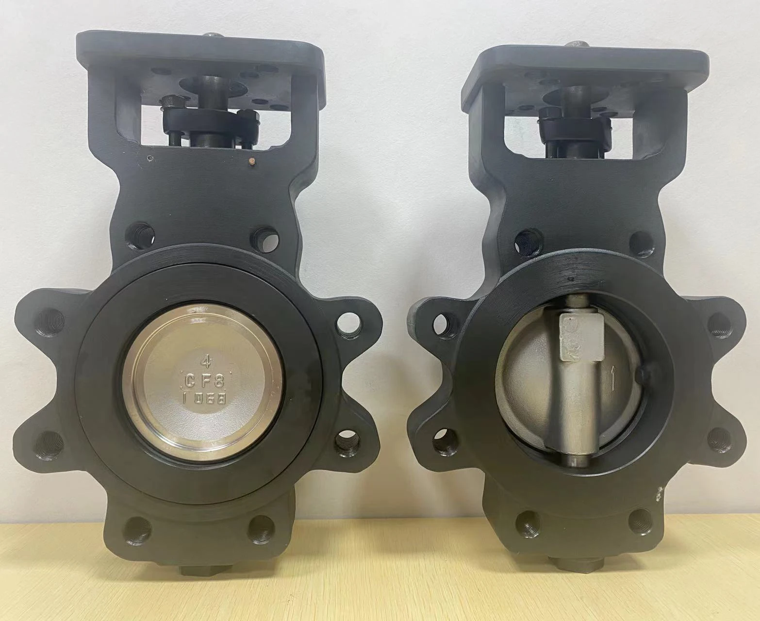 RPTFE Seat High Temperature Double Eccentric High Performance Butterfly Valve For High frequency switch