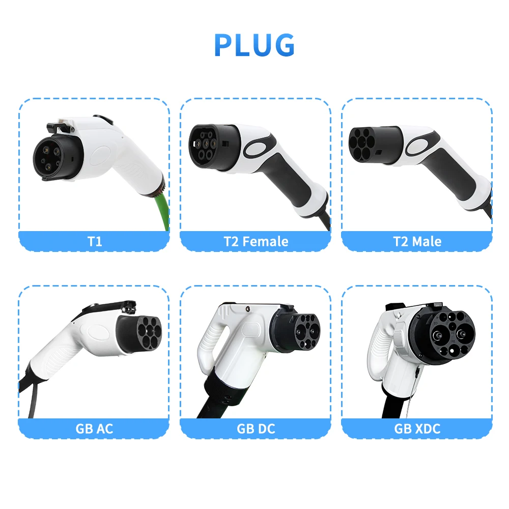 IEC 62196 Type 2 three phase 32A EV Connector Plug