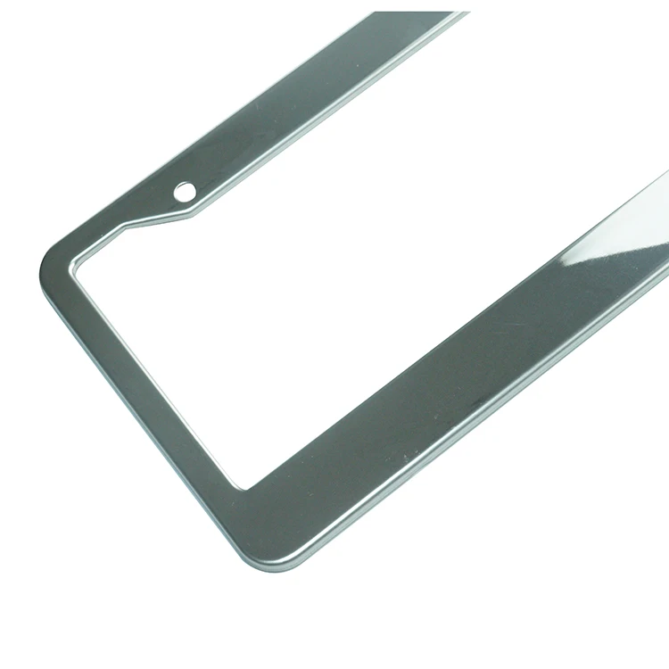 OEM/ODM factory CNC machine manufacturing stainless steel exquisite license plate frame