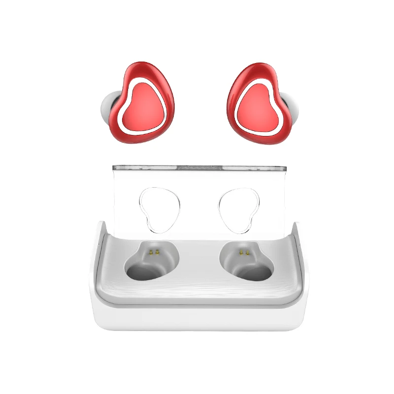 Popular Product Hot Recommendation True In-ear BT 5.1 Heart Shape Headphone Mini Wireless Earbuds Gaming Earphone Manufacture