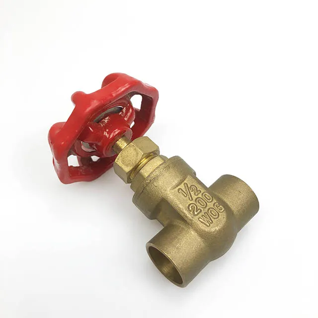 Professional Manufacturer Brass Gate Valve Welded 200 WOG Price with Long Stem